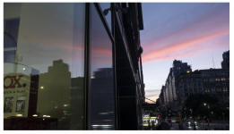 Reflecting on Sunset, NYC - 2019